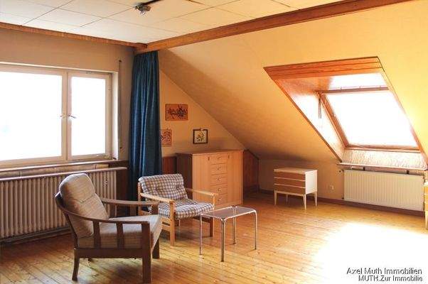Wohnraum im Dachgeschoss