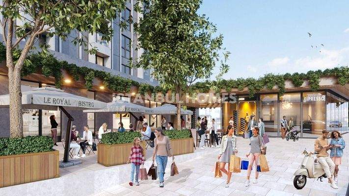 Apartments in a Complex near Bagdat Avenue in Istanbul Kadikoy