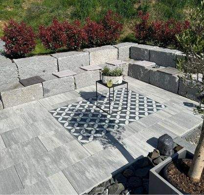 Sitzecke auf der Terrasse