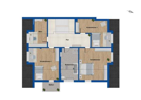 Grundriss Obergeschoss