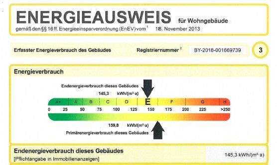 Ausschnitt Energieausweis