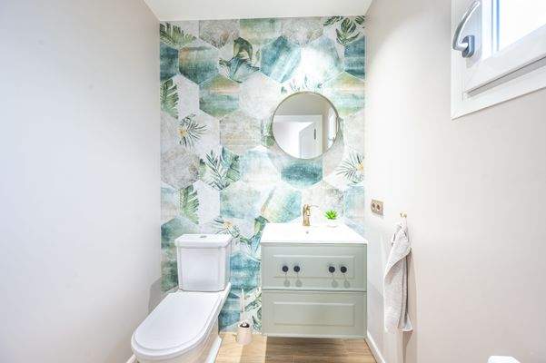 Guest bathroom in villa in Palmanova