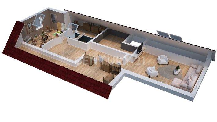 3D Grundriss visualisiert