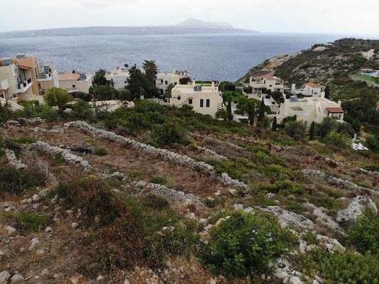 Kreta, Plaka: Atemberaubendes Grundstück mit Meer- und Bergblick zu verkaufen