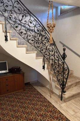 Treppenabgang vom Erdgeschoss ins Untergeschoss