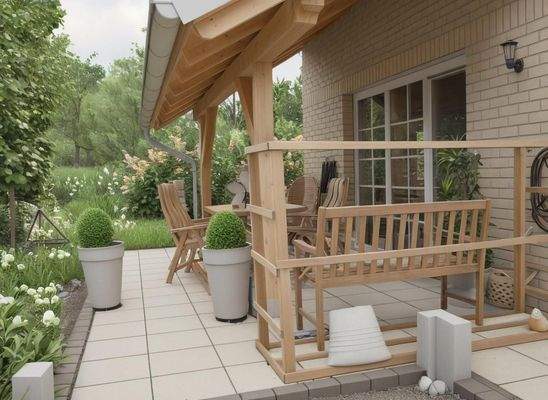 Terrasse "KI-kreiert"