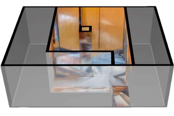 360 Grad Grundriss - Boden