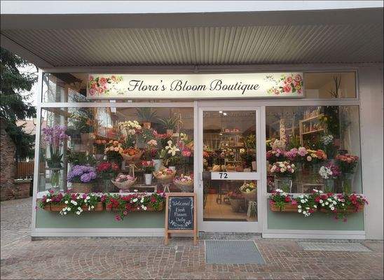 Exemplarisches Gewerbe Blumenlade