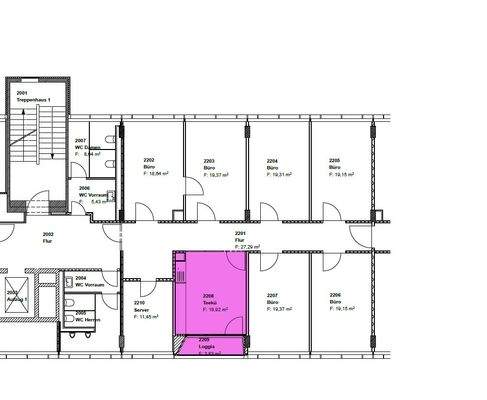 2.OG mit ca. 190 m²