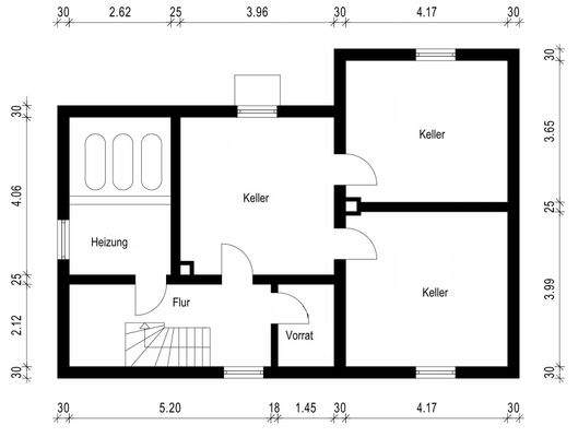 Grundriss Kellergeschoss