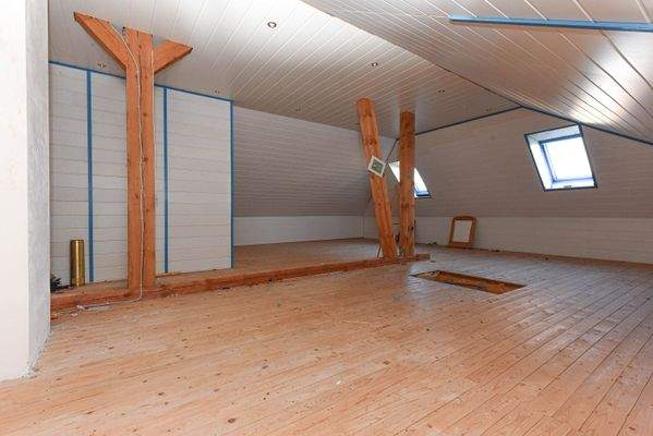 ausgebauter Dachboden für weiteren Wohnraum 