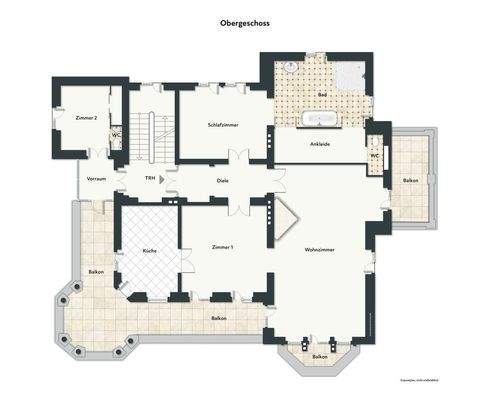 Grundriss Obergeschoss