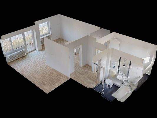 3D-Ansicht-Grundriss