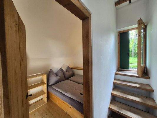 Schlafraum 1 mit Gangansicht