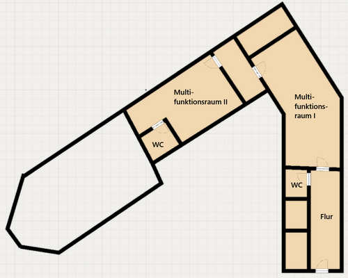 Grundriss komplette Einheit