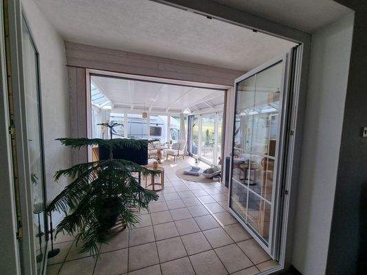 Blick zum Wintergarten