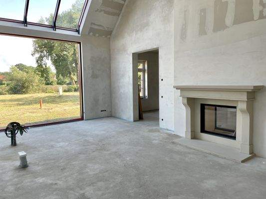 Wohnzimmer der Hauptwohnung