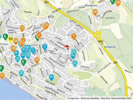 Geolyzer Kartenausschnitt