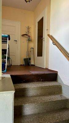 Treppenaufgang ins Dachgeschoss