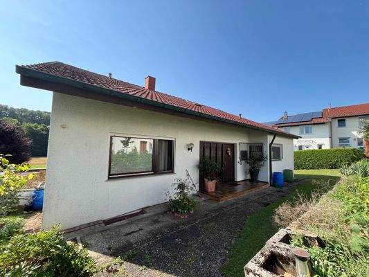 Hausansicht Eingangsbereich