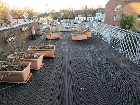 40 qm Dachterrasse m. Bankirai