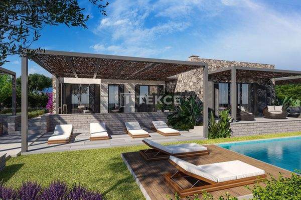 Detached Sea-View Villas with Private Pools in Gümüşlük Bodrum