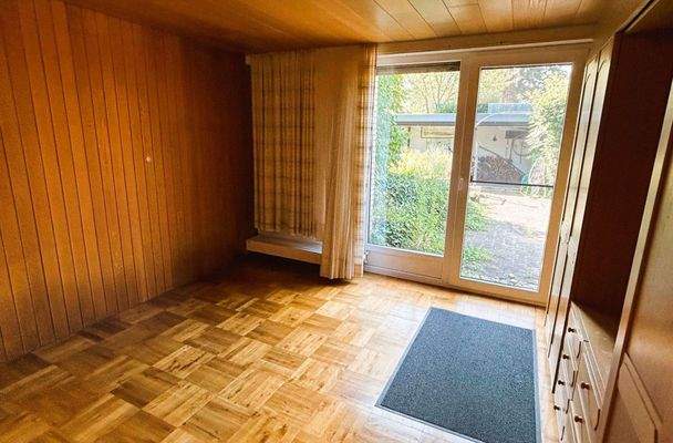 Schlafzimmer mit tollem Boden