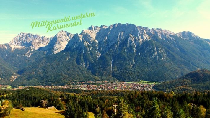 Mittenwald am Fuße des Karwendels