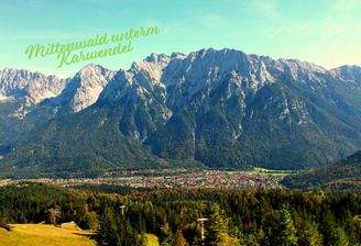 Mittenwald am Fuße des Karwendels