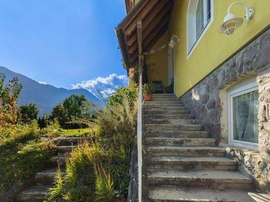 Treppe in den Garten