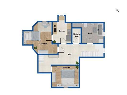 Grundriss Obergeschoss