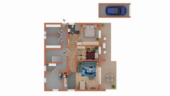 untere Etage (wird frei)