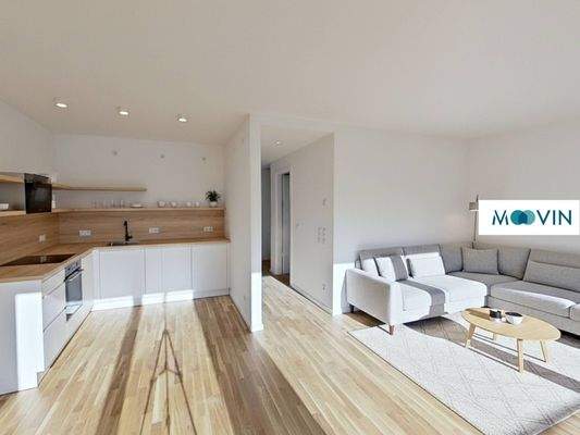 Möblierungsvorschlag Wohn- und Esszimmer