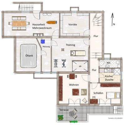 Grundriss Untergeschoss