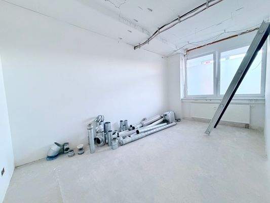 Aktueller Zustand Rohbaufläche