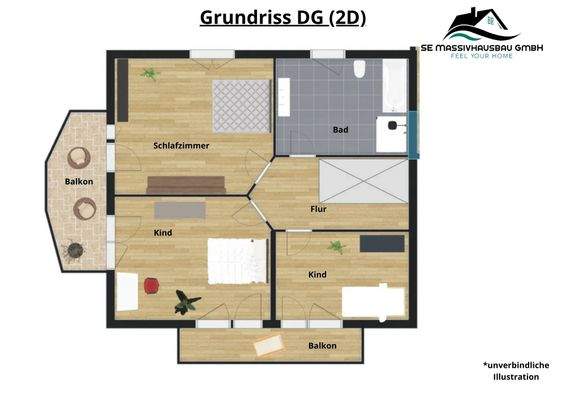 Grundriss DG 2D