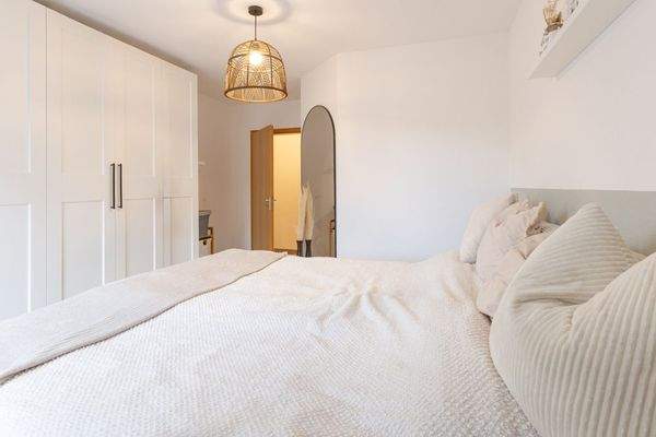 Teilansicht Schlafzimmer