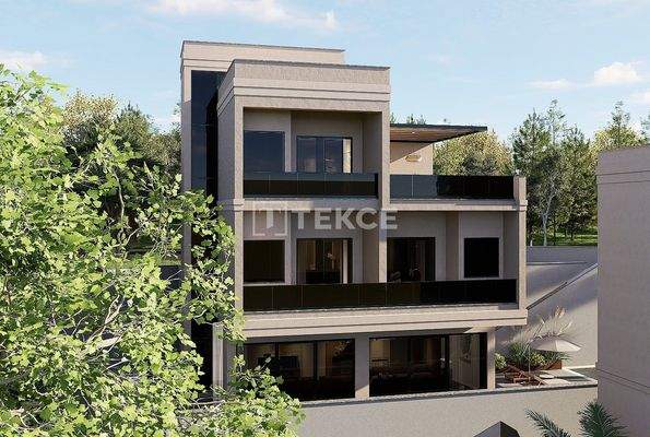 Detached Sea and Nature View Villa with Pool in Alanya Bektaş