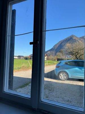 Blick aus dem Wohnzimmer