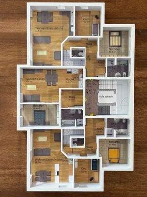 3D Modell Erdgeschoss