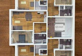 3D Modell Erdgeschoss