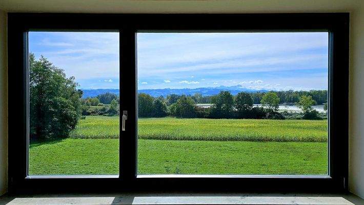 Blick aus dem Wohnzimmer