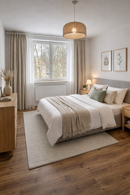 Schlafzimmer - virtually staged