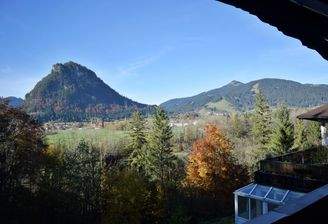 Blick vom Balkon