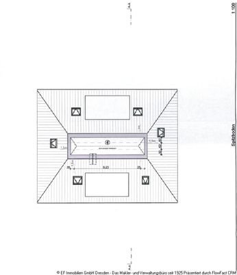 Grundriss Dach- bzw Spitzboden
