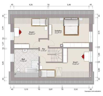 Grundriss Dachgeschoss