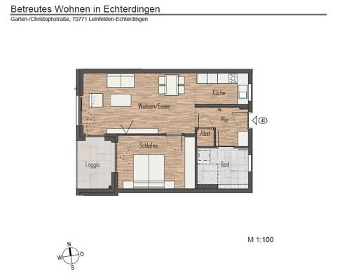 Grundriss Wohnung Nr. 41