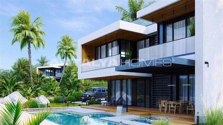 Detached House with Pool and Parking in Alanya Turkey