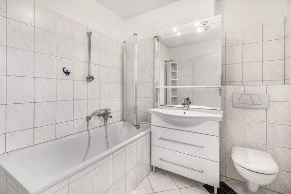 Badezimmer im Dachgeschoss