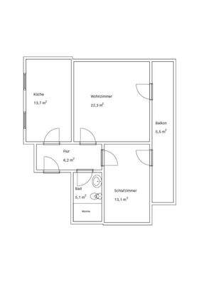 Grundriss Freiberger 7 EG links